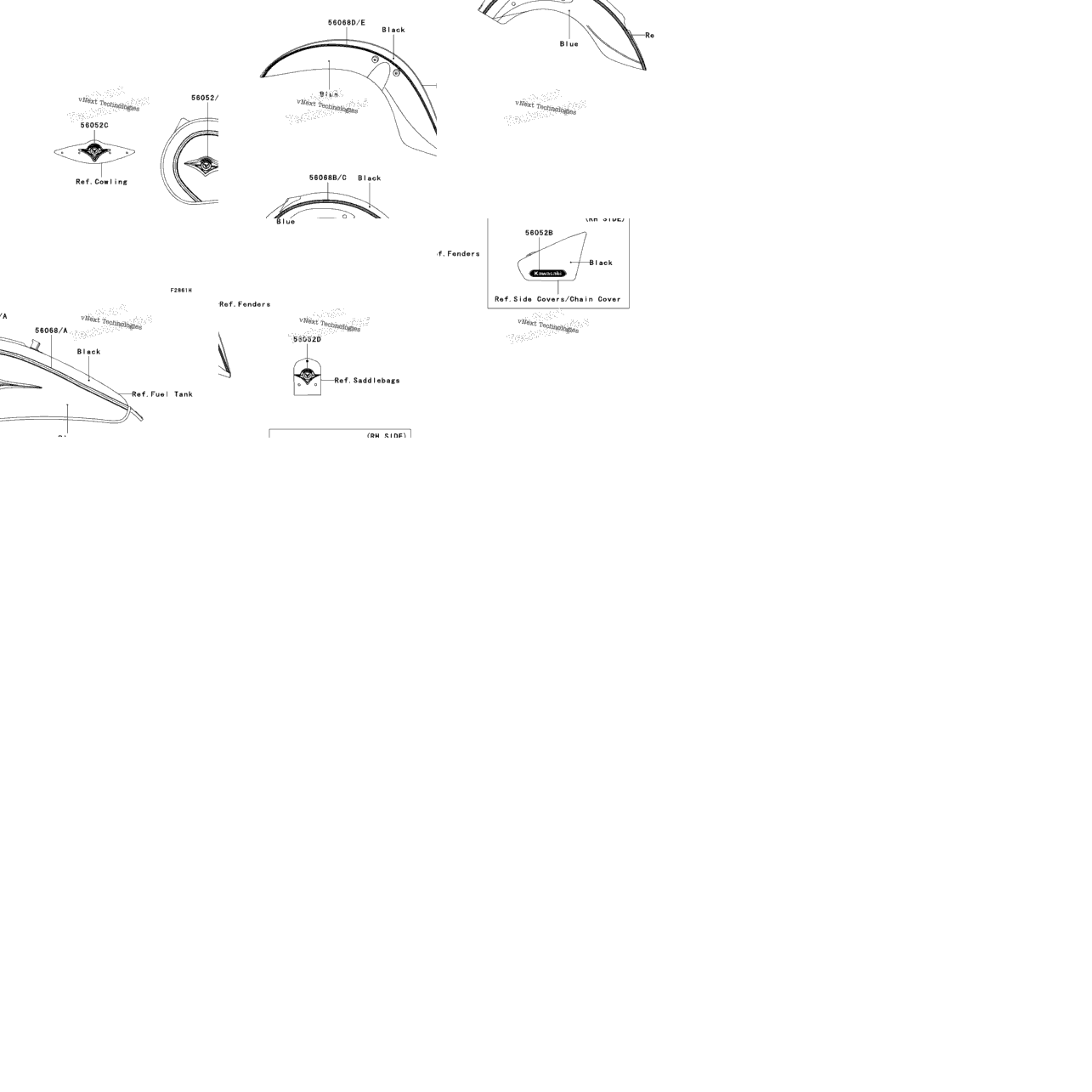 Decals (Black/Blue)(D9f)