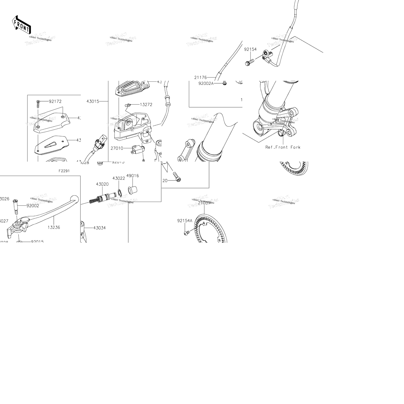 Front Master Cylinder