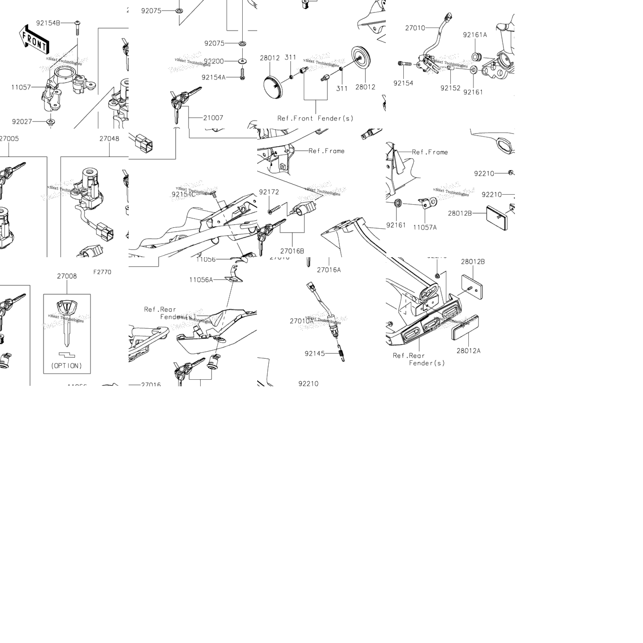 Ignition Switch/Locks/Reflectors