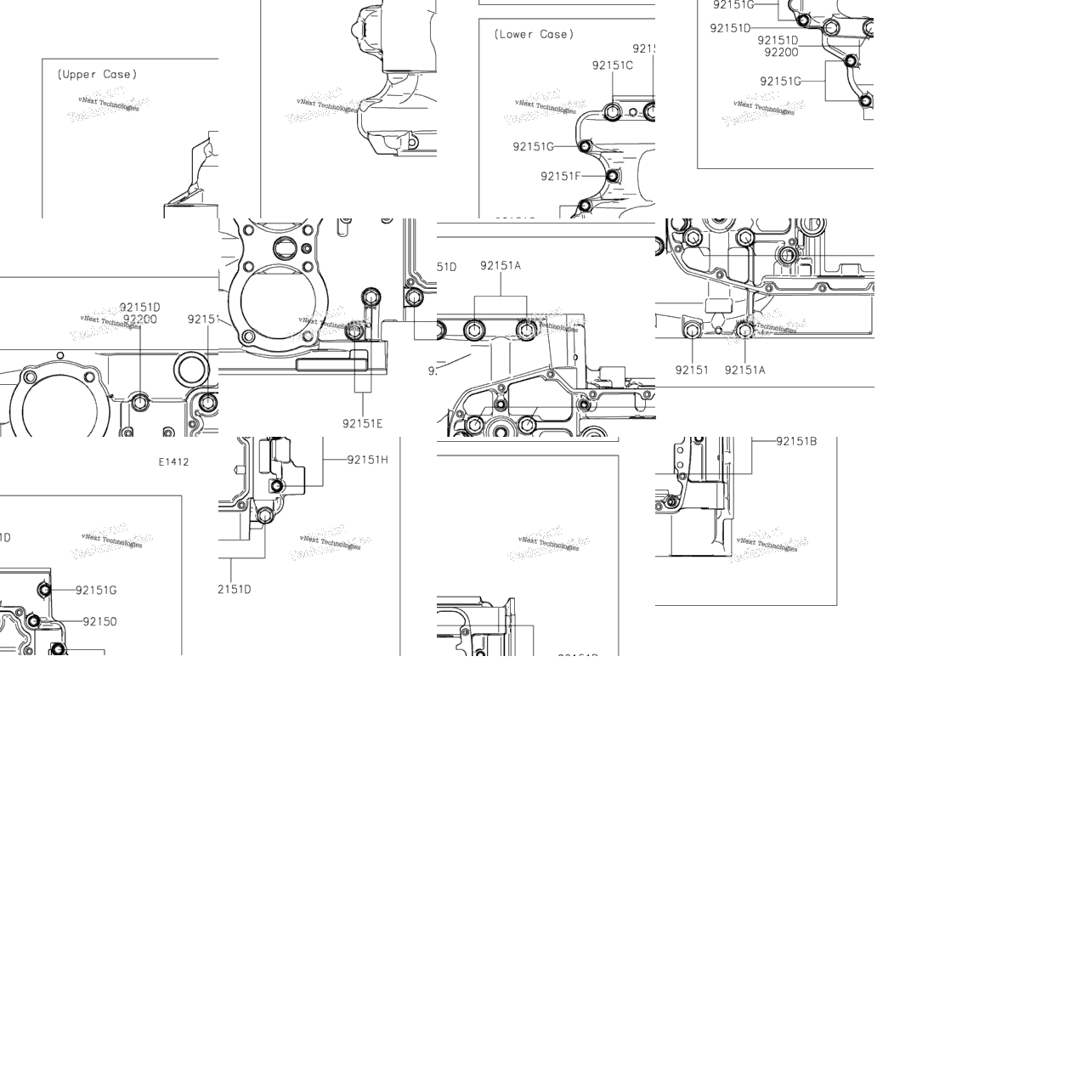 Crankcase Bolt Pattern