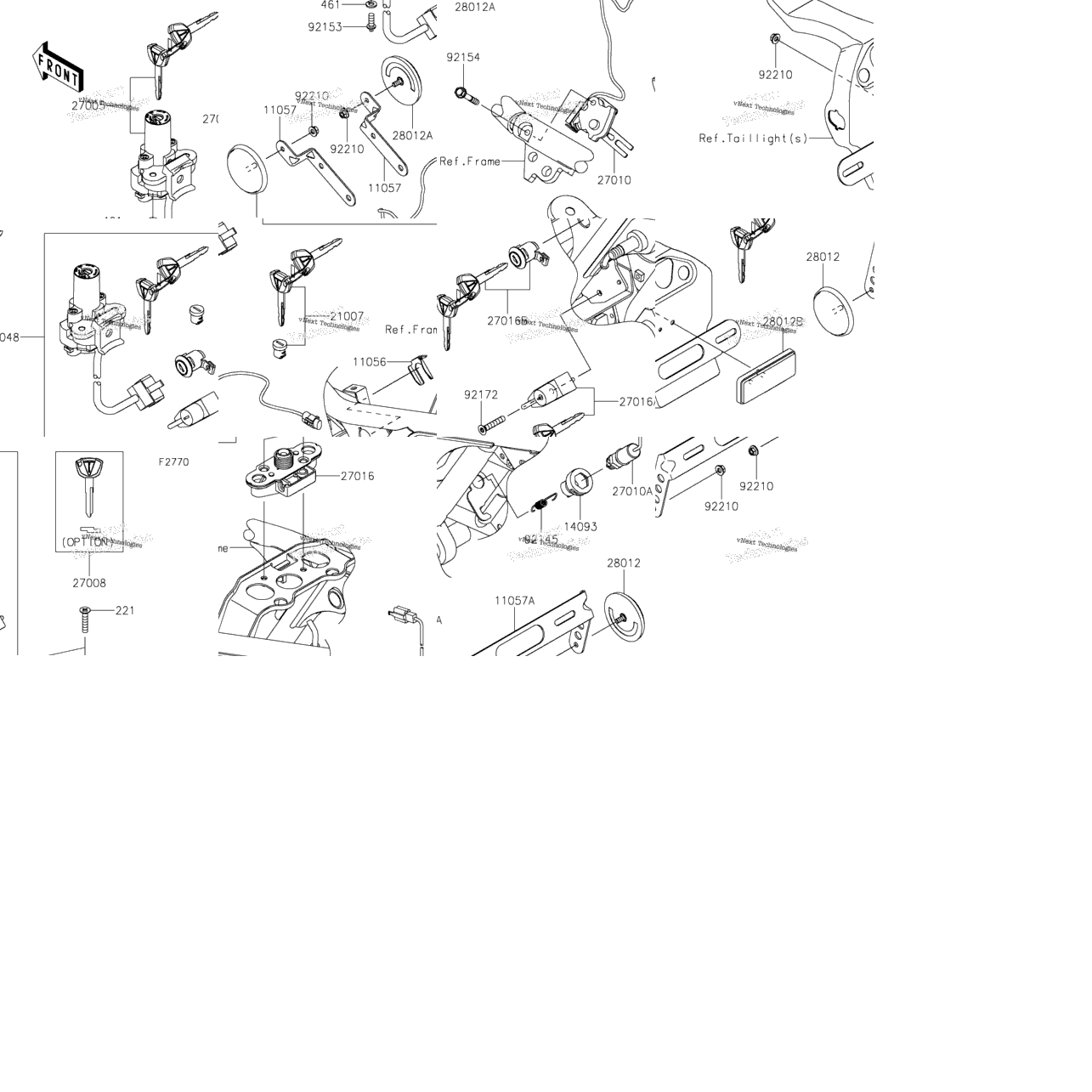 Ignition Switch/Locks/Reflectors