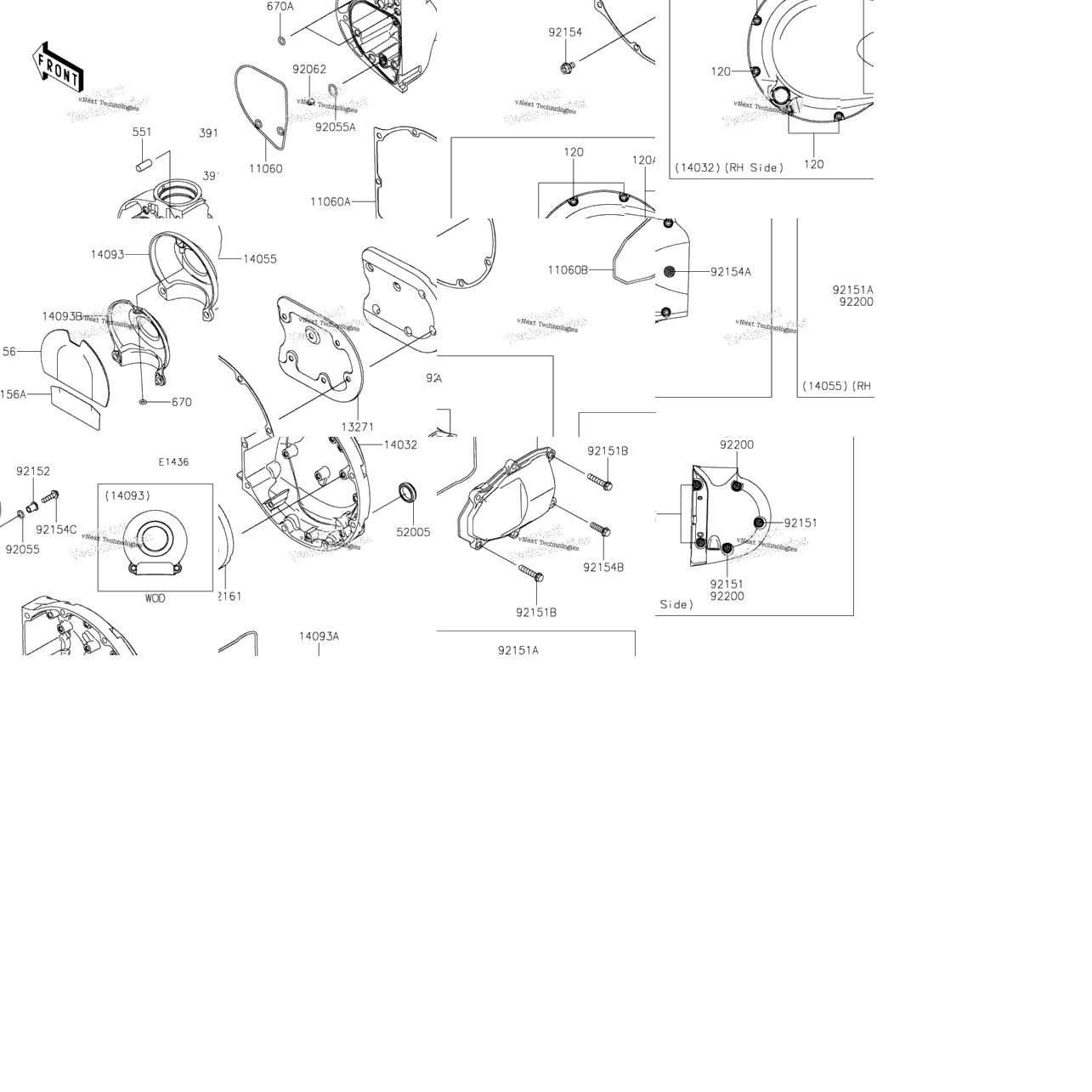 Right Engine Cover(S)