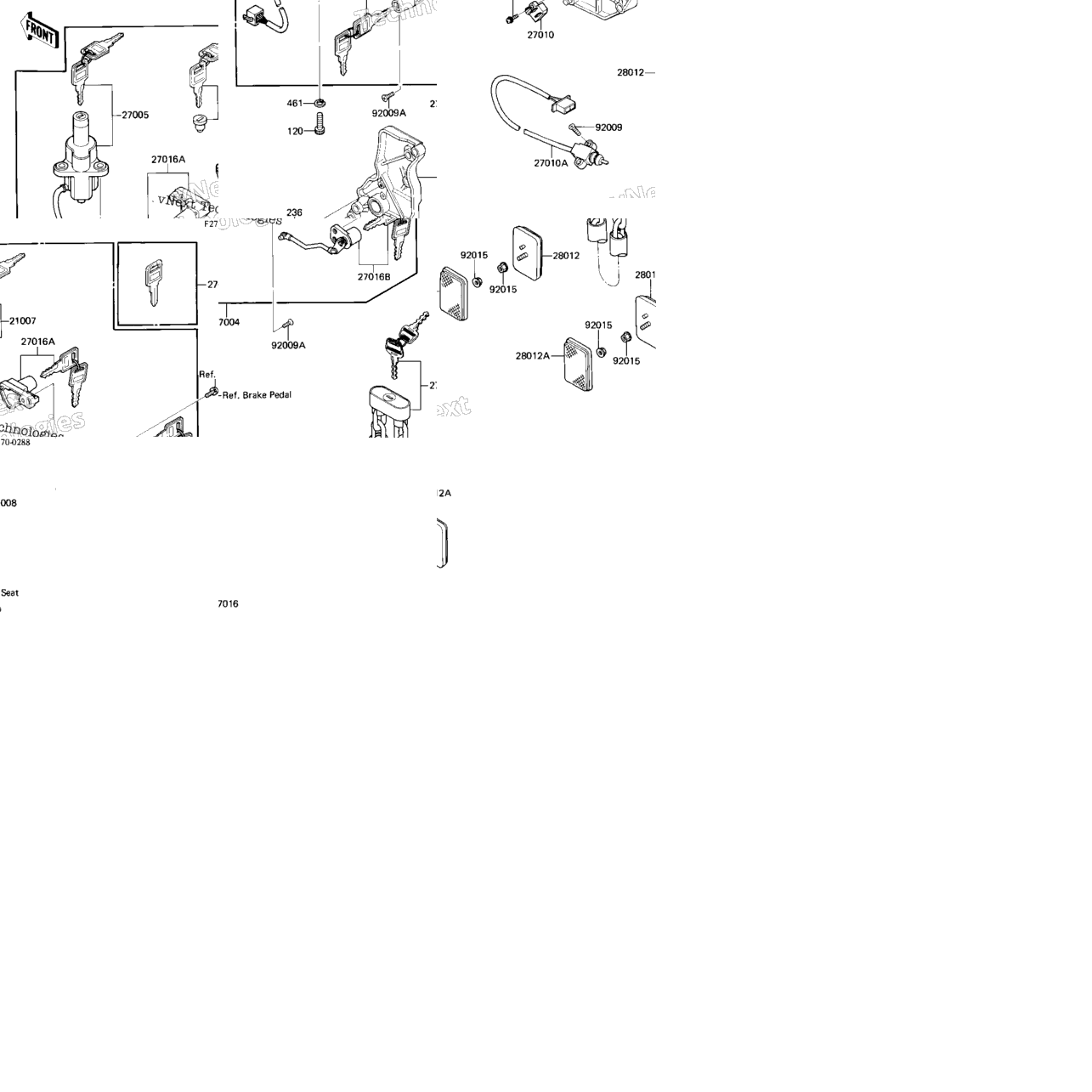Ignition Switch/Locks/Reflectors
