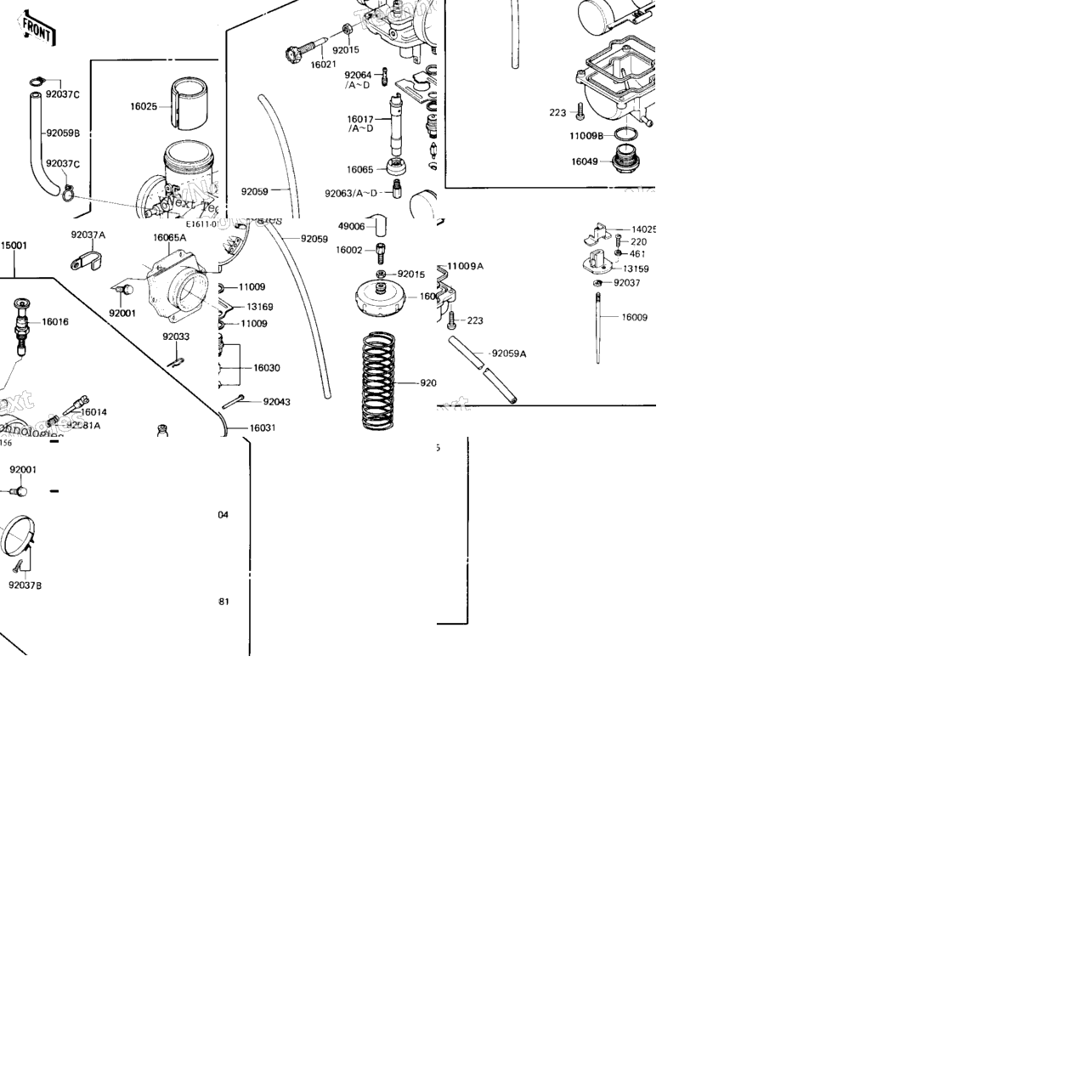 Carburetor ('84 Kx250-C2)
