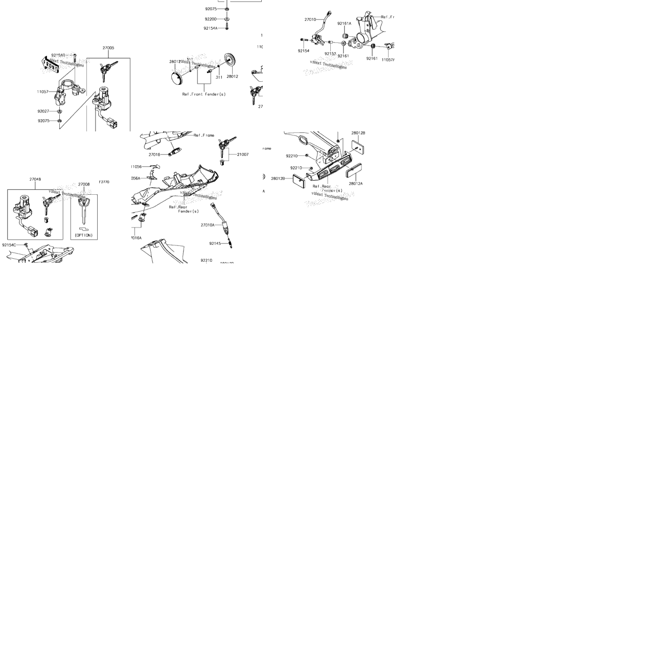 Ignition Switch/Locks/Reflectors