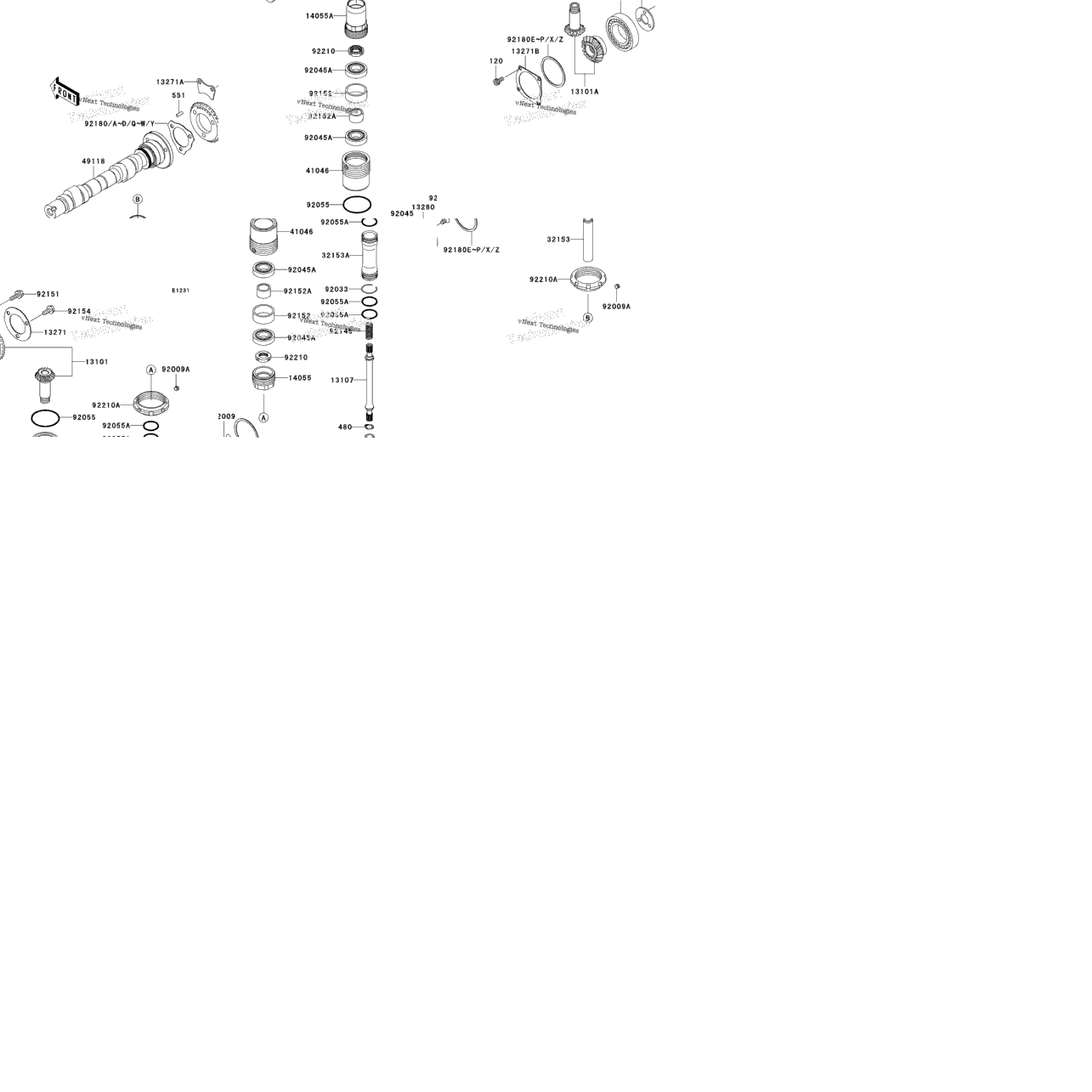 Camshaft(S)/Bevel Gear