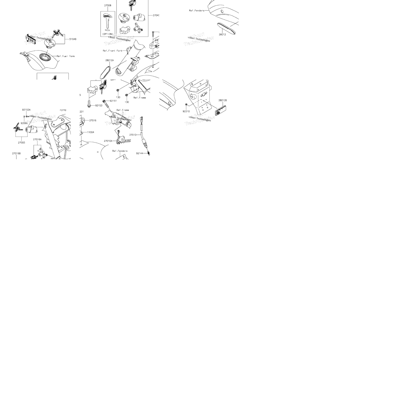 Ignition Switch/Locks/Reflectors