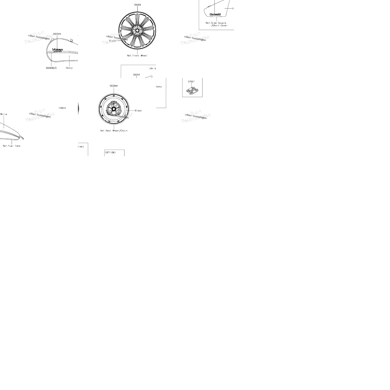 Decals (White/Ebony)(Cdfa)