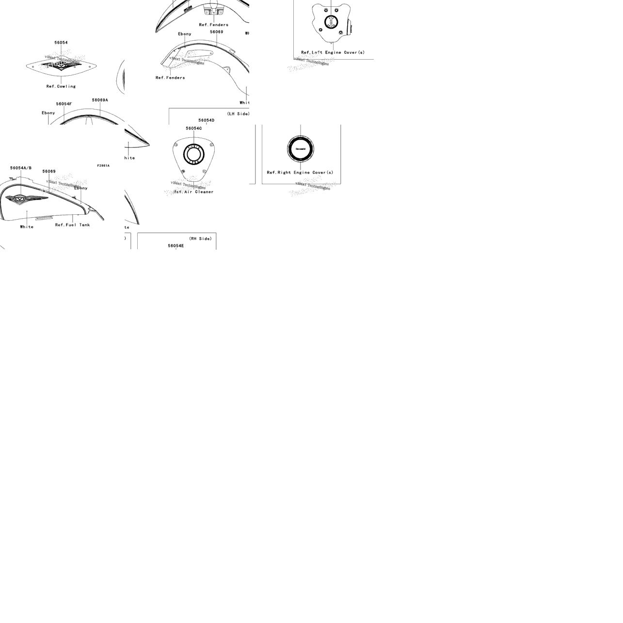 Decals (Ebony/White)(Defa)