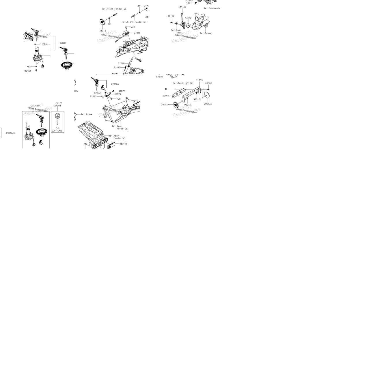 Ignition Switch/Locks/Reflectors