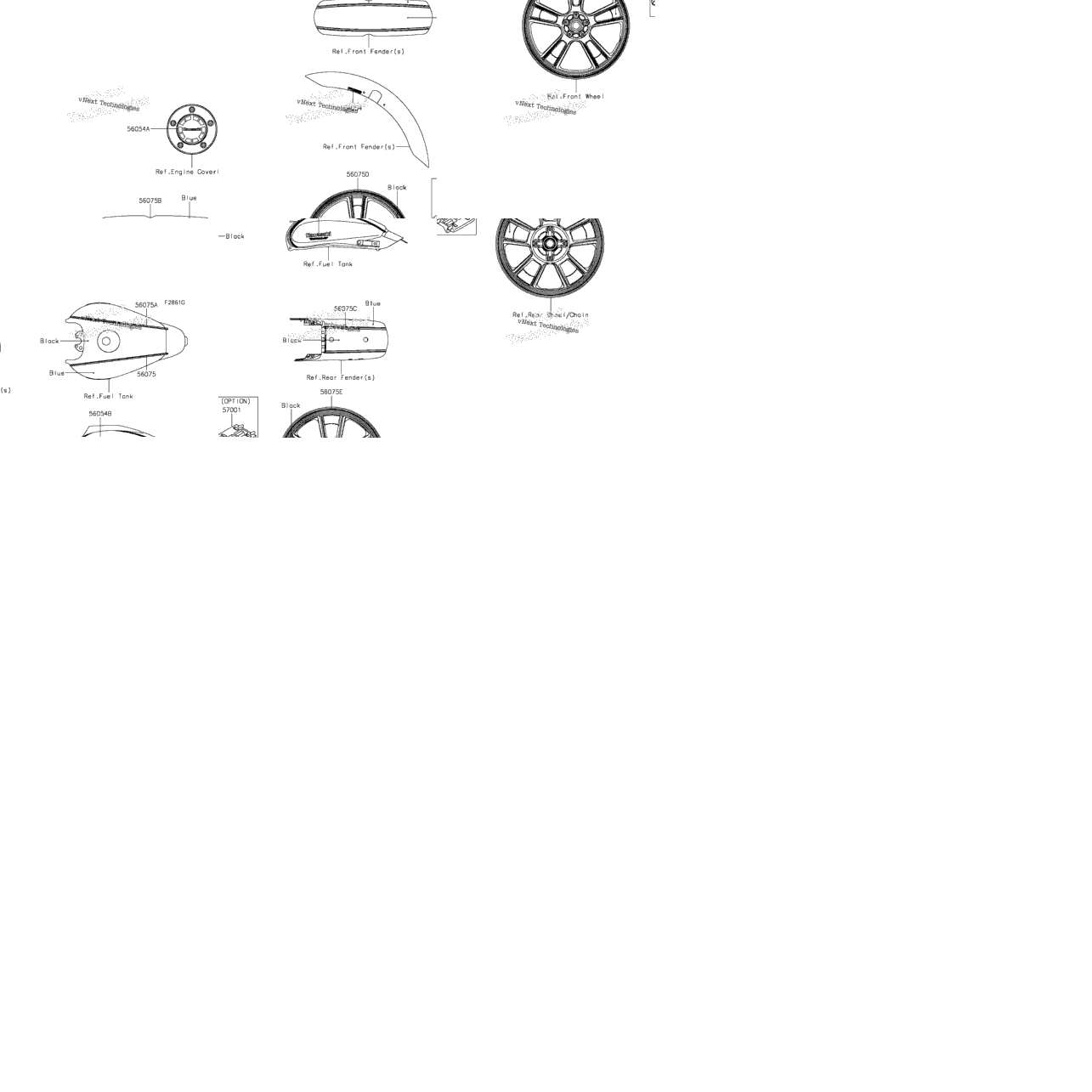 Decals (Blue/Black)(Bgfa)