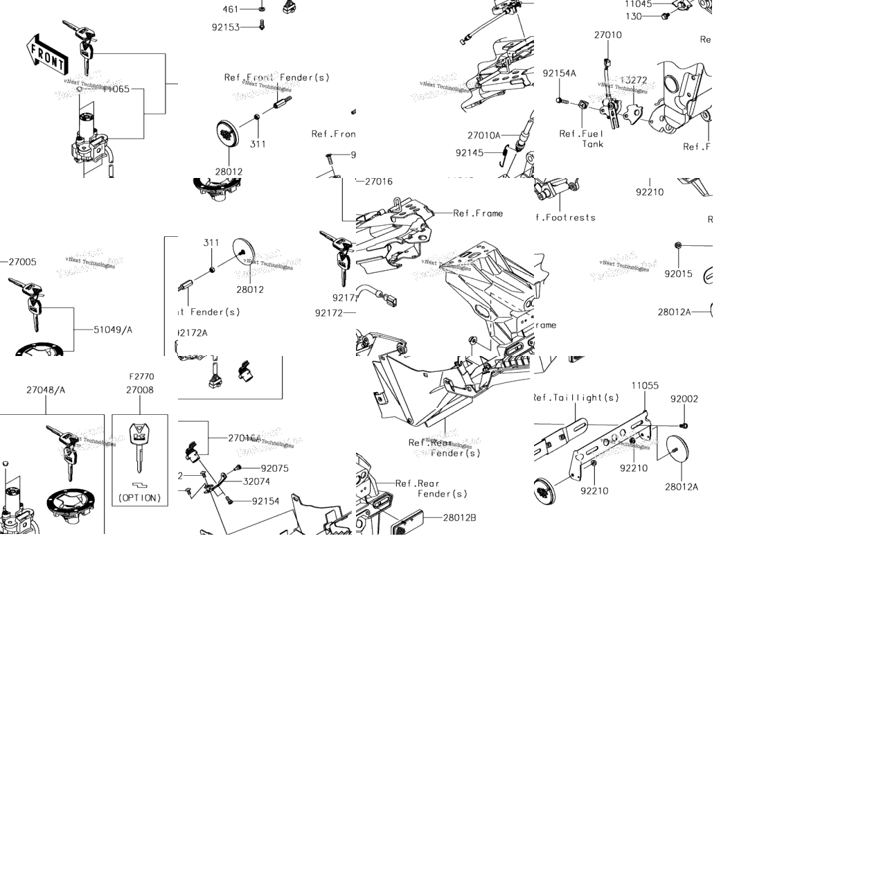 Ignition Switch/Locks/Reflectors
