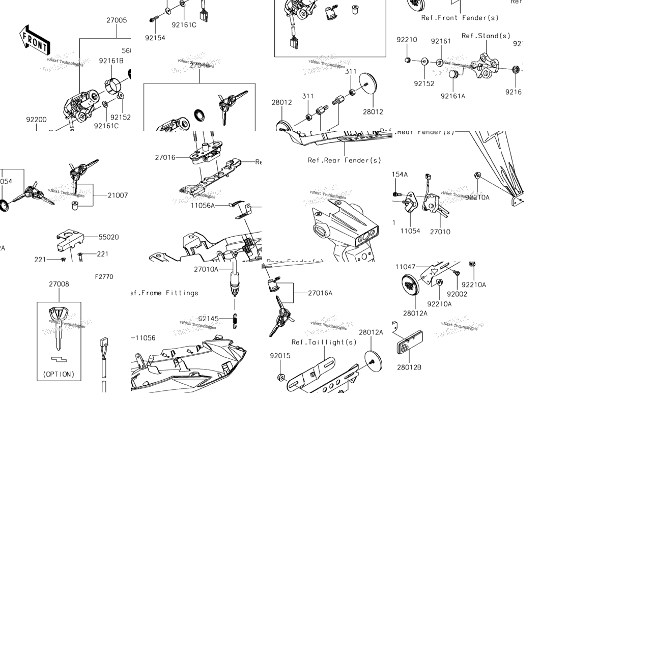 Ignition Switch/Locks/Reflectors