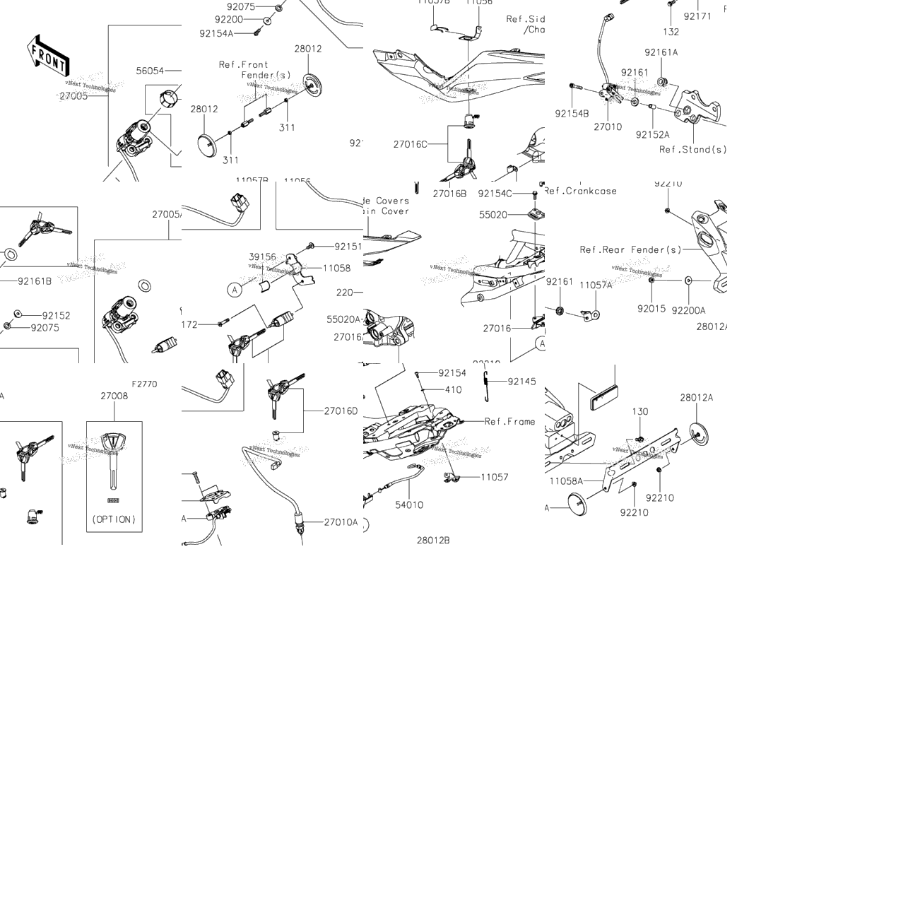 Ignition Switch/Locks/Reflectors