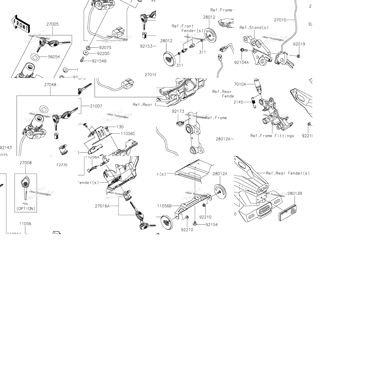 Ignition Switch/Locks/Reflectors