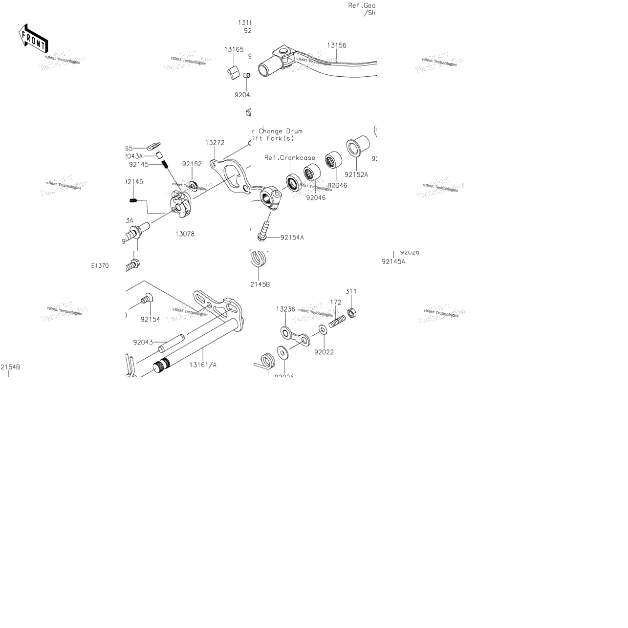 Gear Change Mechanism