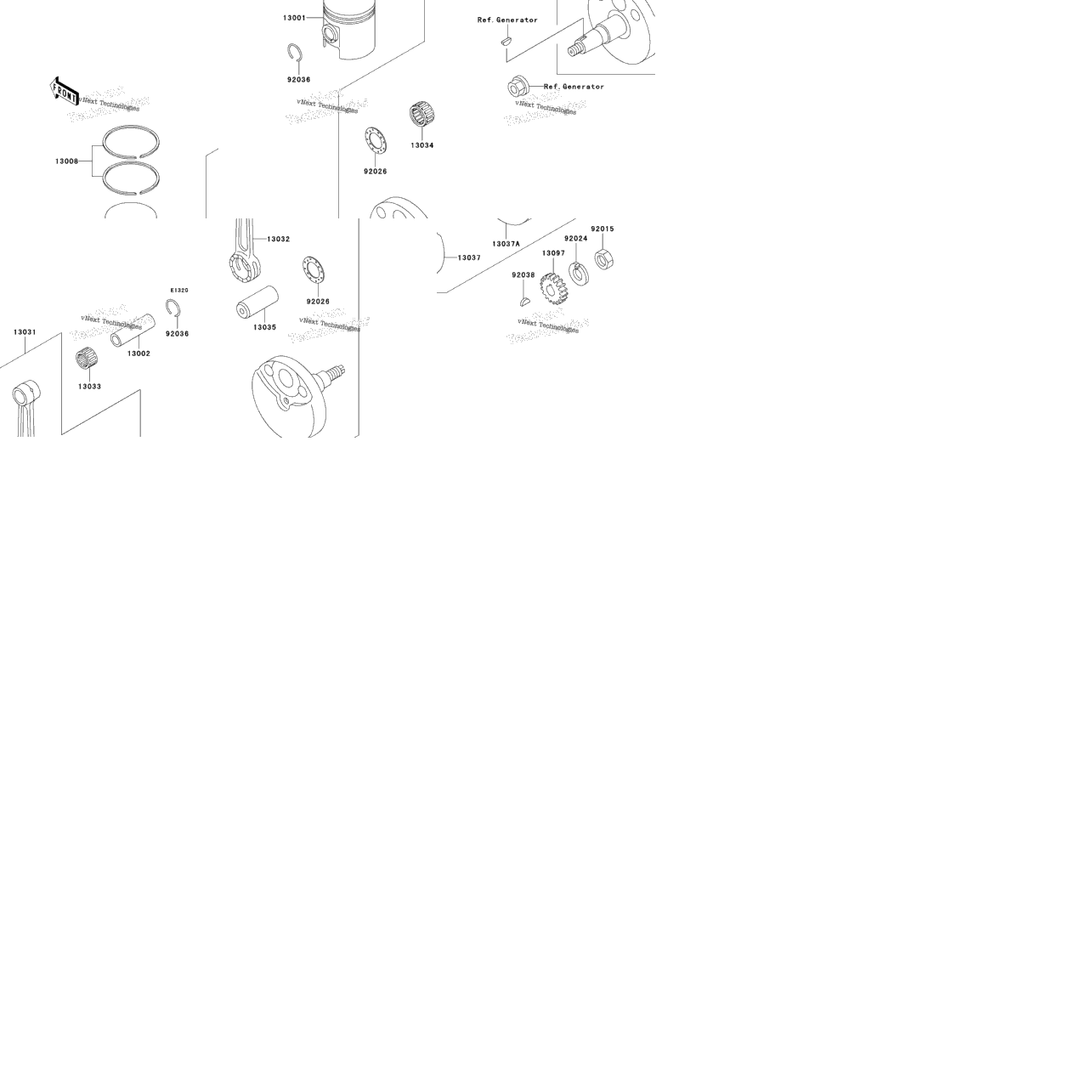 Crankshaft/Piston(S)