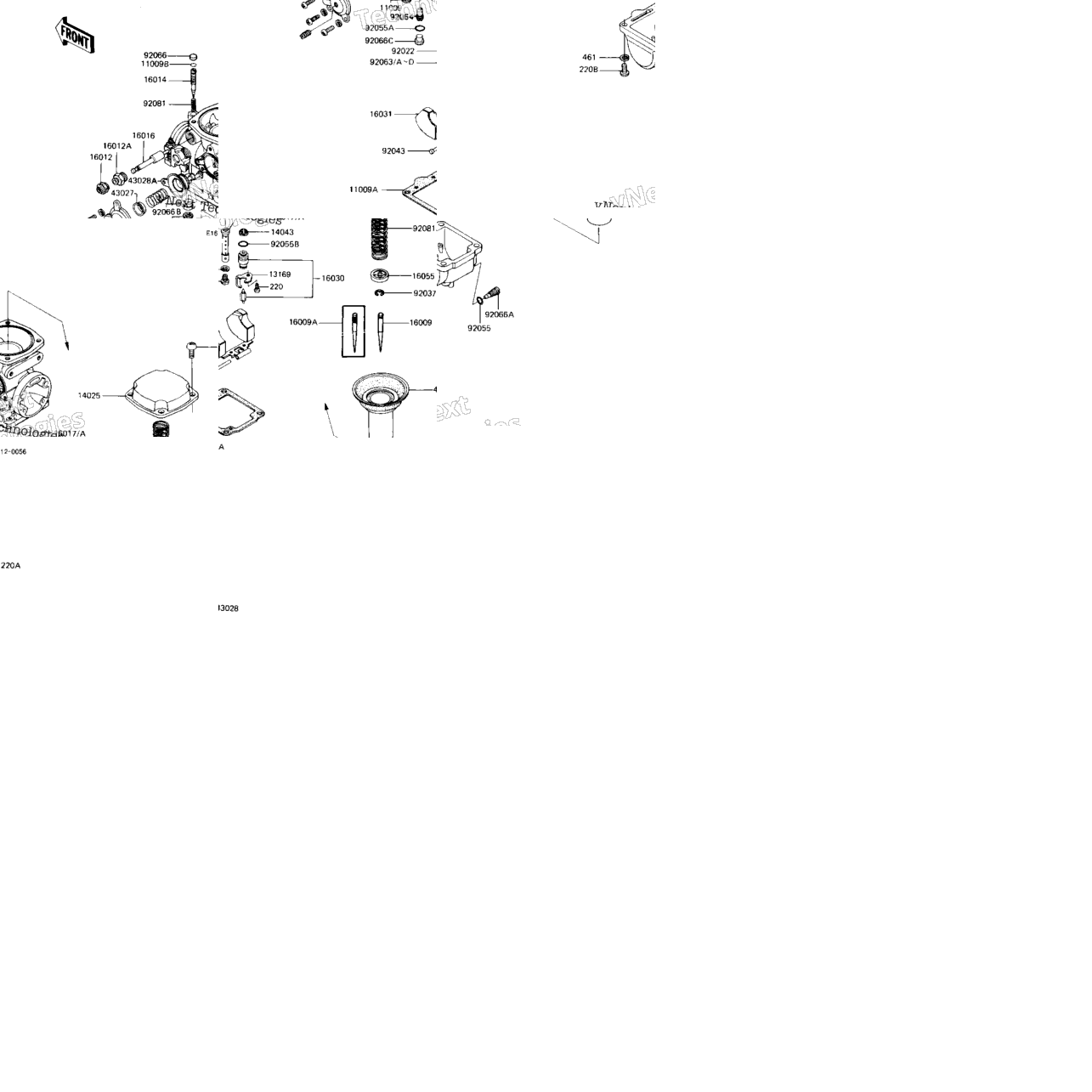 Carburetor Parts (Kz1000-J1/J2)