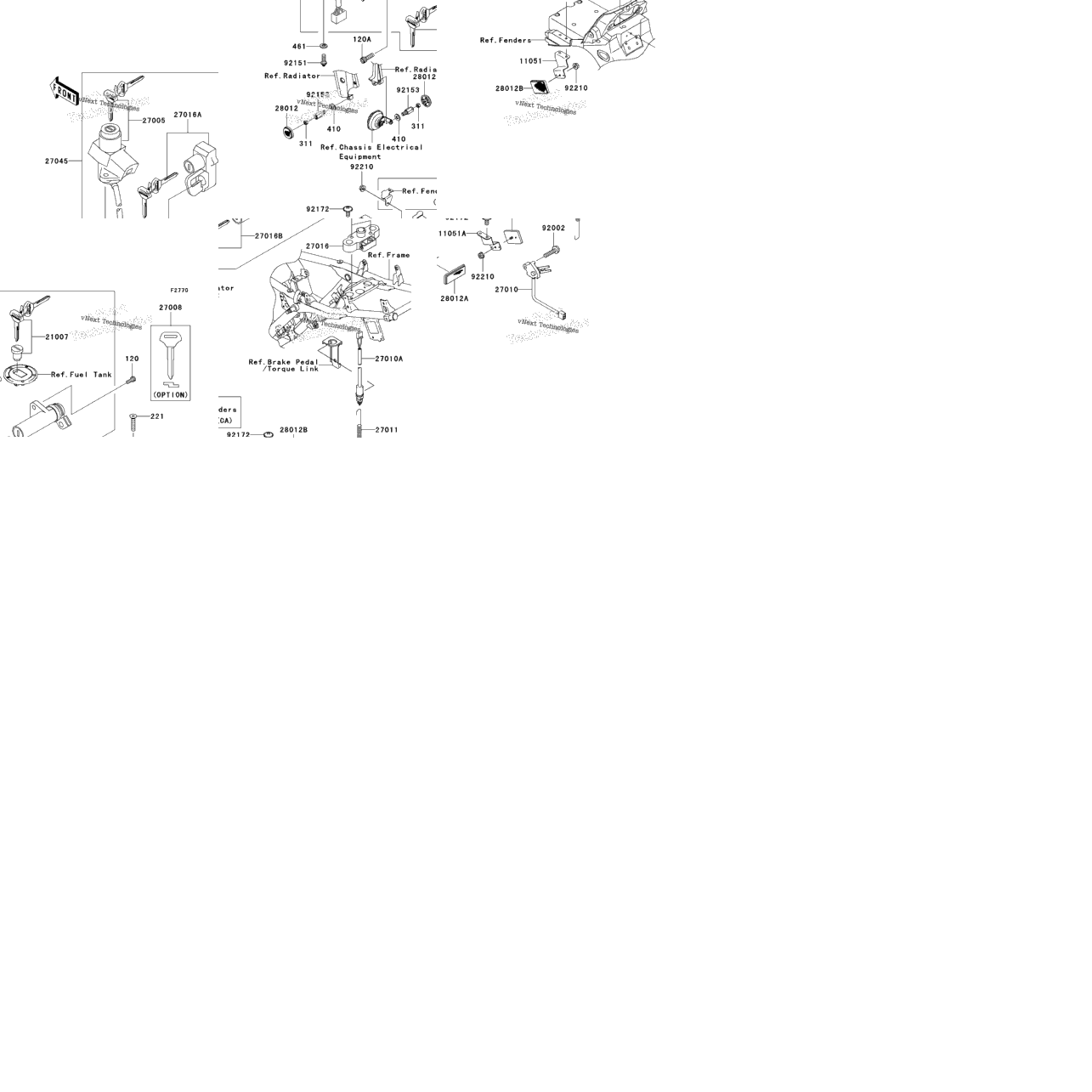 Ignition Switch/Locks/Reflectors