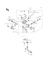 Front Master Cylinder (El250-E2/E3/E4)