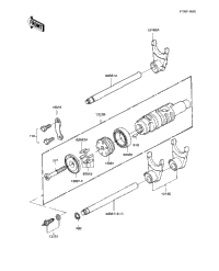 Gear Change Drum & Forks