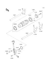 Gear Change Drum/Shift Fork(S)