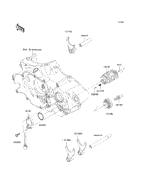 Gear Change Drum/Shift Fork(S)