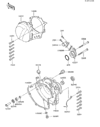 Engine Covers/Water Pump ('85 Kx80-E3)