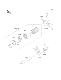 Gear Change Drum/Shift Fork(S)