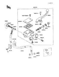 Front Master Cylinder (Kl250-D8/D9)