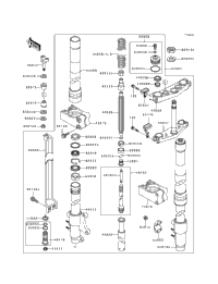 Front Fork (Kx500-E2)
