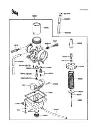 Carburetor (Kdx80-C1/C2/C3)