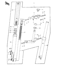 Front Fork ('80-'81 A7/A8)