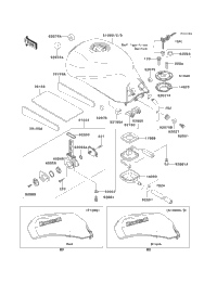 Fuel Tank (Zx1100-E2/E3)