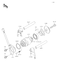 Gear Change Drum/Shift Fork(S)