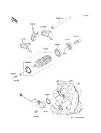 Gear Change Drum/Shift Fork(S)