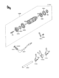 Change Drum/Shift Fork