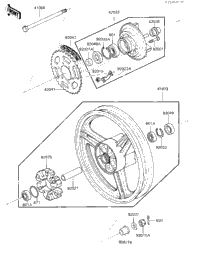 Rear Wheel/Hub/Chain