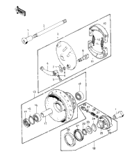 Front Hub/Brake ('80-'81 A7/A8)