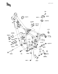 Frame Fittings ('83 Kx250-C1)