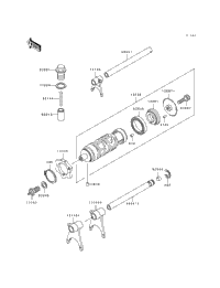 Gear Change Drum/Shift Fork(S)