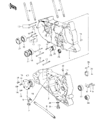 Crankcase ('80-'81 A7/A8)