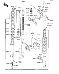 Front Fork ('83 A1)