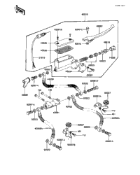 Front Master Cylinder (Kz1000-J1/J2)