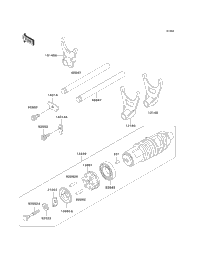 Gear Change Drum/Shift Fork(S)