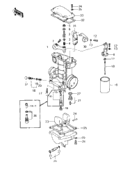 Carburetor Parts ('80-'81 C1/C2)