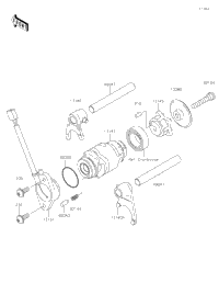 Gear Change Drum/Shift Fork(S)