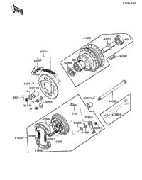 Rear Hub/Brake/Chain