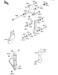 Rear Suspension ('84 Kx80-E2)
