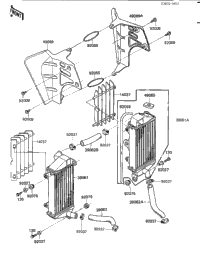 Radiators ('84 Kx250-C2)